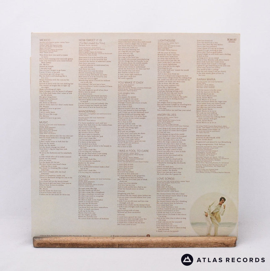 James Taylor - Gorilla - LP Vinyl Record - VG+/EX