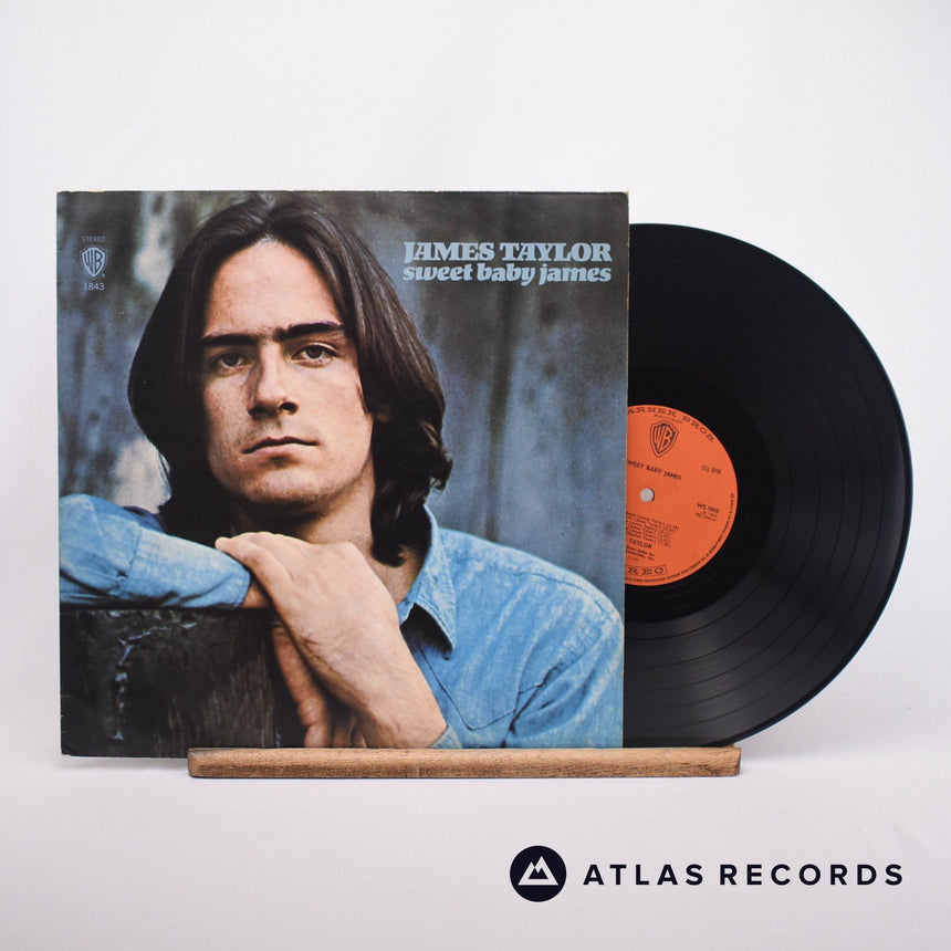 James Taylor Sweet Baby James LP Vinyl Record - Front Cover & Record
