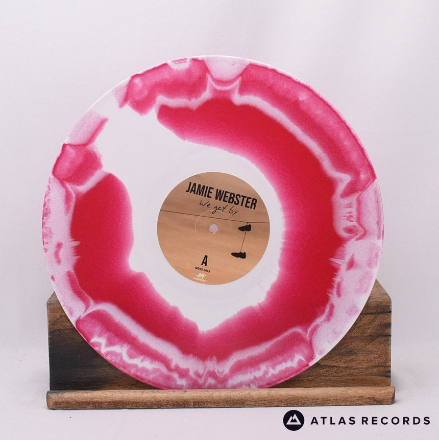Jamie Webster - We Get By - Red And White Swirl LP Vinyl Record - NM/NM