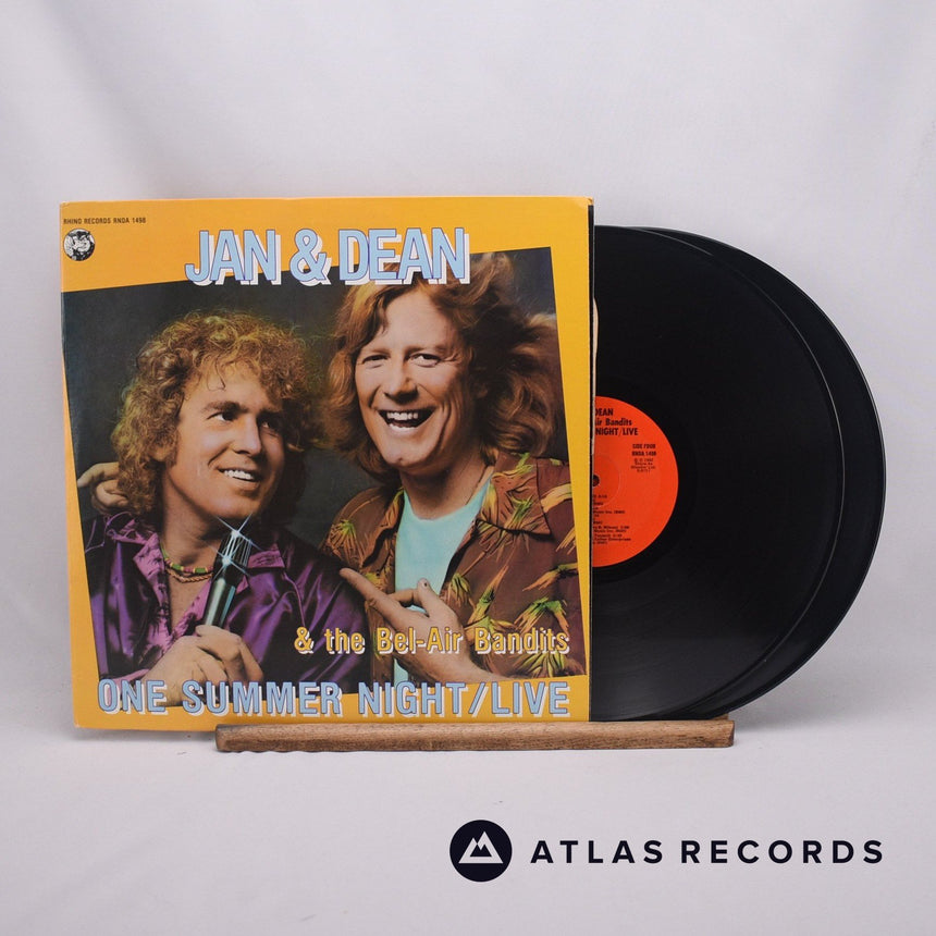 Jan & Dean One Summer Night Double LP Vinyl Record - Front Cover & Record