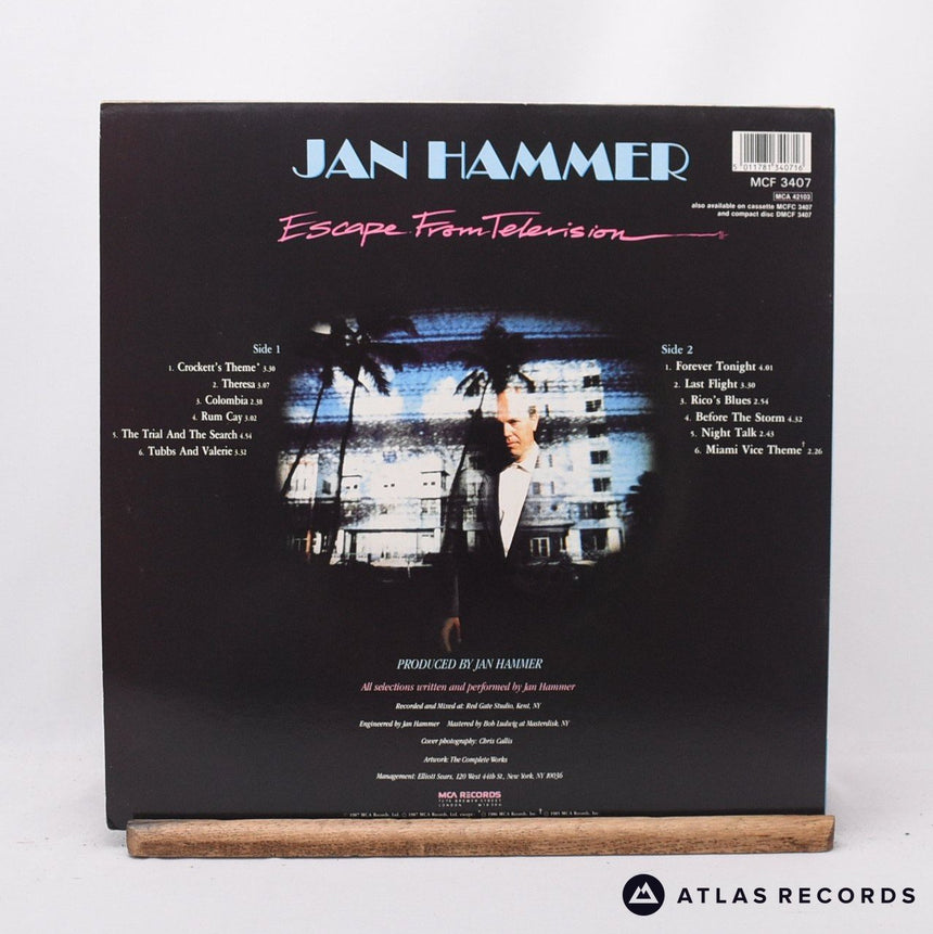 Jan Hammer - Escape From Television - Insert LP Vinyl Record - EX/EX