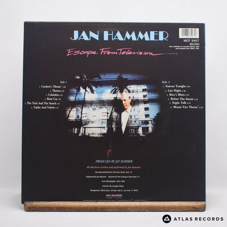 Jan Hammer - Escape From Television - LP Vinyl Record - EX/EX