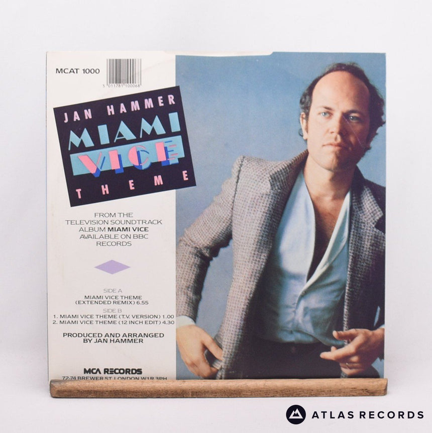 Jan Hammer - Miami Vice Theme - 12" Vinyl Record - EX/VG+