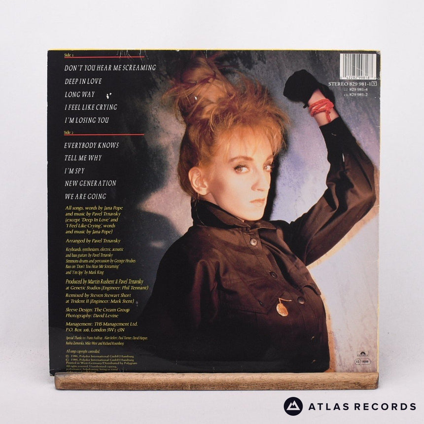 Jana Pope - Bohemian - Insert LP Vinyl Record - VG+/EX