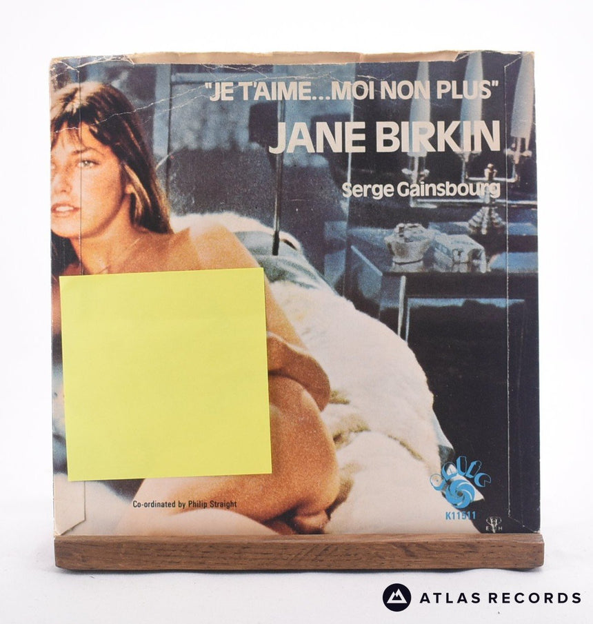 Jane Birkin - Je T'aime... Moi Non Plus - 7" Vinyl Record - VG/VG+