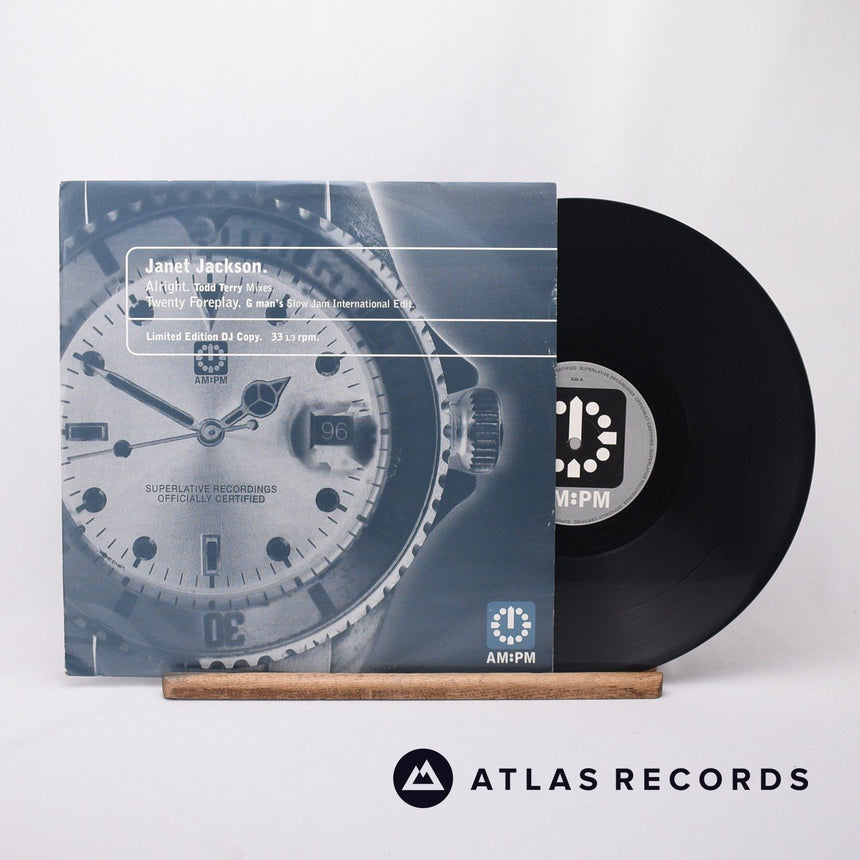 Janet Jackson - Alright / Twenty Foreplay - 12" Vinyl Record - VG+/EX