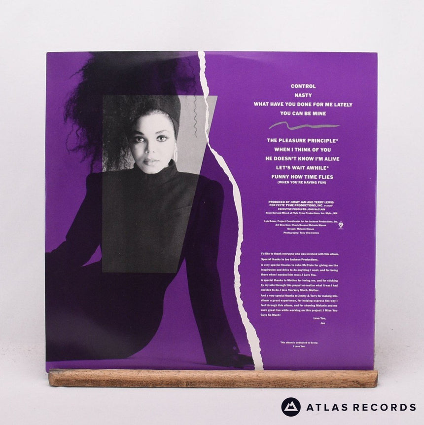 Janet Jackson - Control - LP Vinyl Record - EX/EX