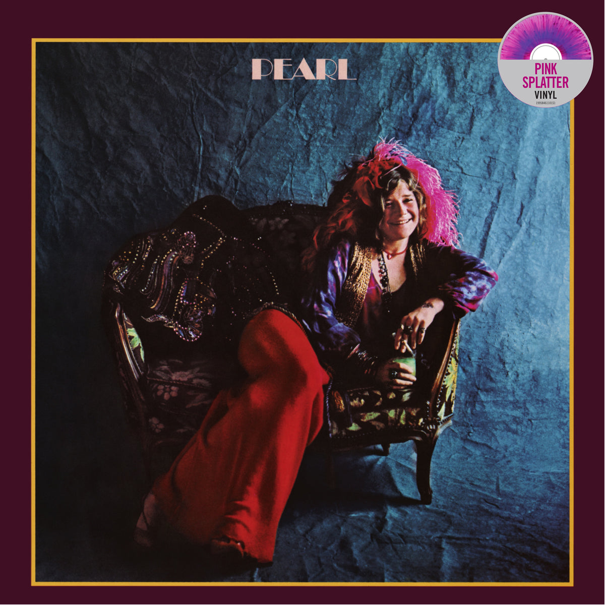 Janis Joplin - Pearl - Pink Splatter LP Vinyl Record