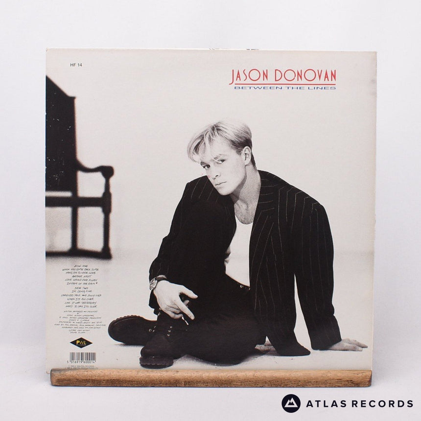 Jason Donovan - Between The Lines - LP Vinyl Record - VG+/VG+
