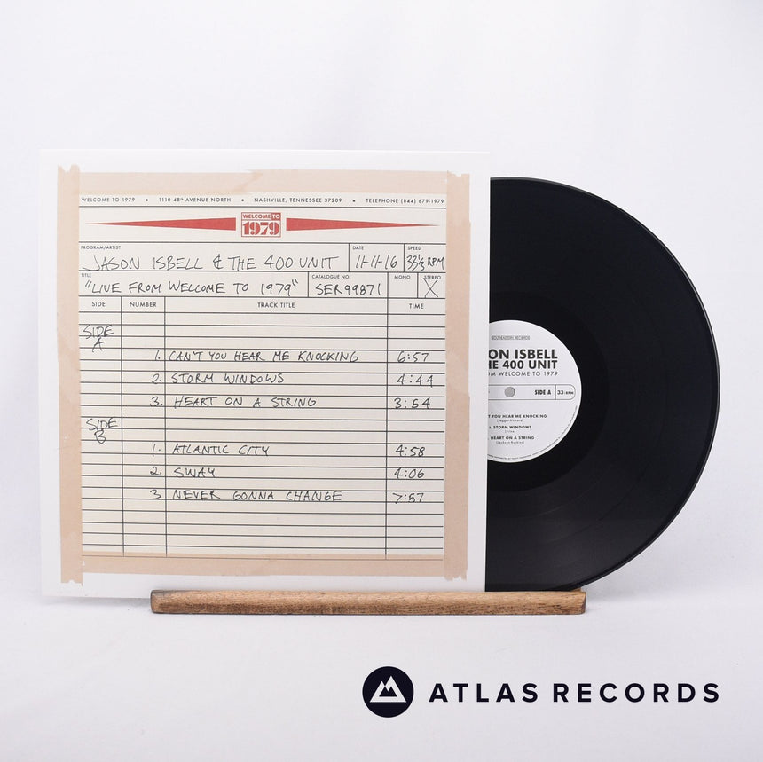 Jason Isbell And The 400 Unit Live From Welcome To 1979 12" Vinyl Record - Front Cover & Record
