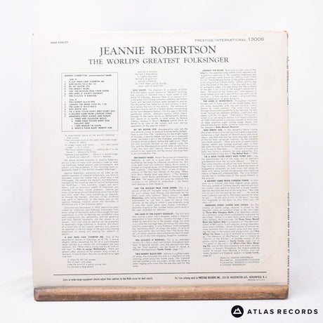 Jeannie Robertson - World's Greatest Folk Singer - LP Vinyl Record - VG+/VG+