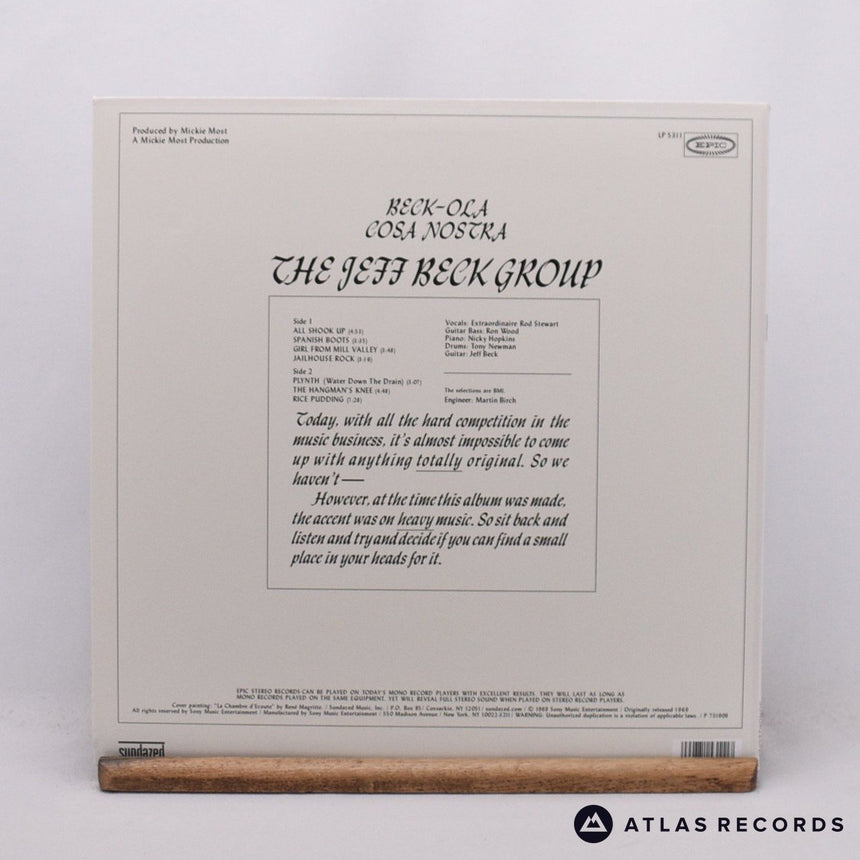 Jeff Beck Group - Beck-Ola - Reissue Us AS BS LP Vinyl Record - NM/EX