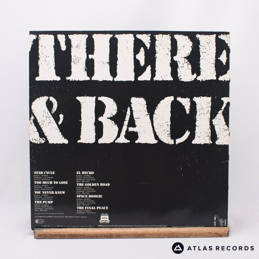 Jeff Beck - There & Back - Repress LP Vinyl Record - VG+/VG+
