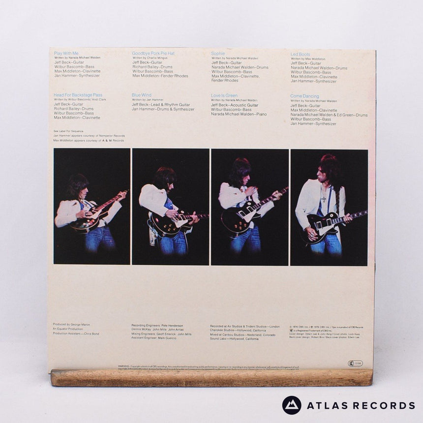 Jeff Beck - Wired - First Uk Press Insert Reissue LP Vinyl Record - VG+/EX