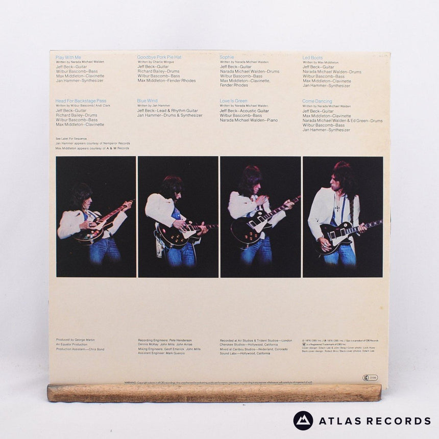 Jeff Beck - Wired - LP Vinyl Record - EX/EX