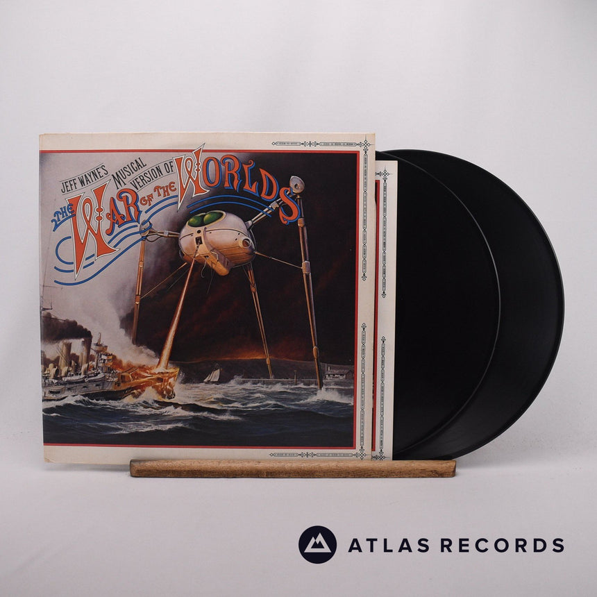 Jeff Wayne Jeff Wayne's Musical Version Of The War Of The Worlds 2 x LP Vinyl Record - Front Cover & Record
