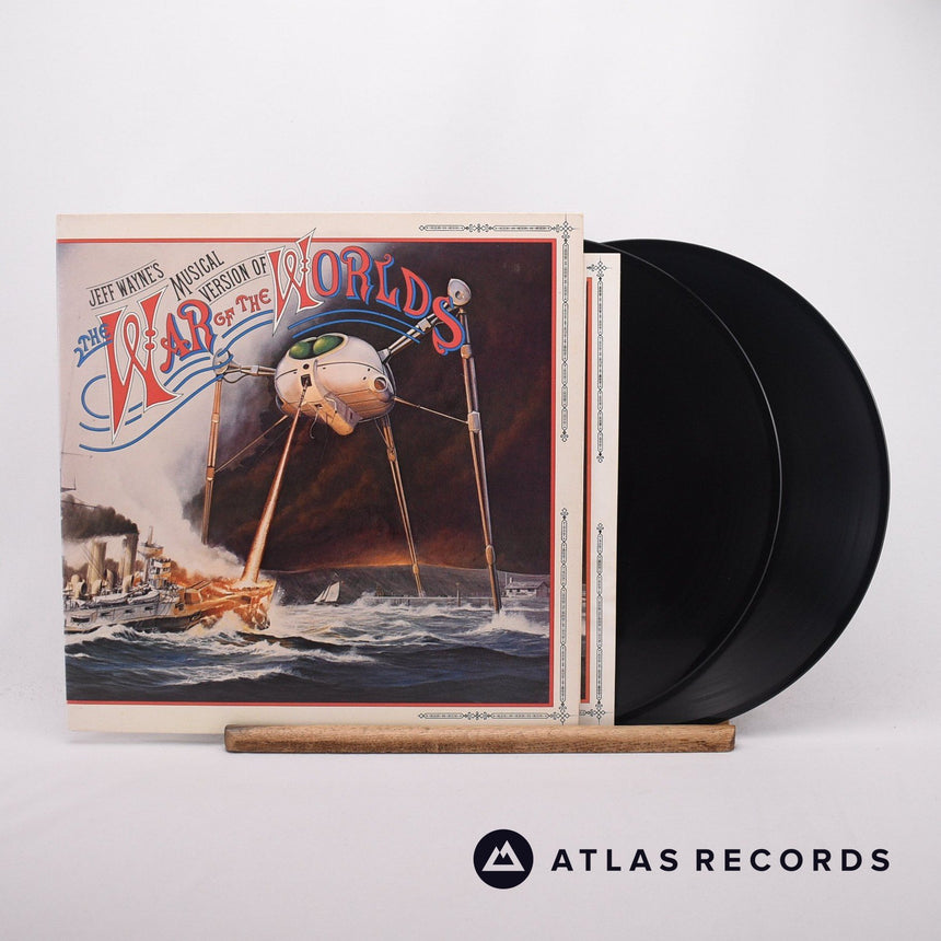 Jeff Wayne Jeff Wayne's Musical Version Of The War Of The Worlds 2 x LP Vinyl Record - Front Cover & Record