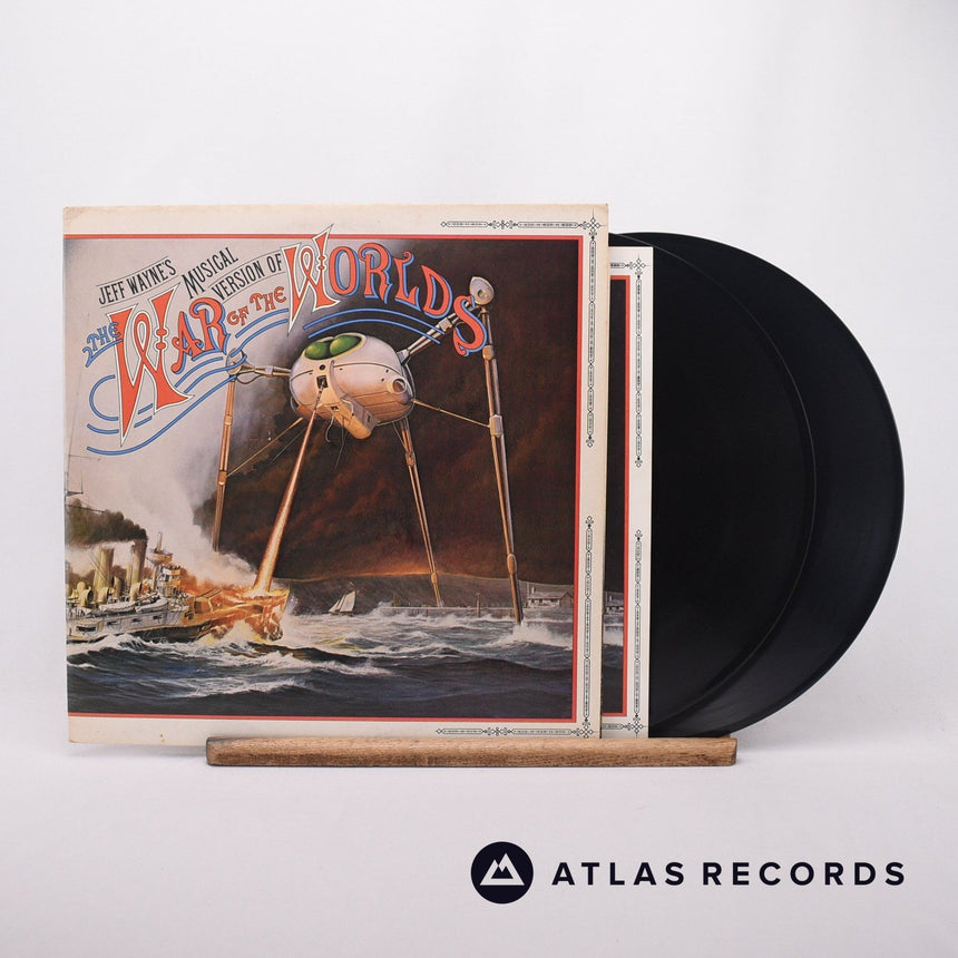 Jeff Wayne Jeff Wayne's Musical Version Of The War Of The Worlds 2 x LP Vinyl Record - Front Cover & Record