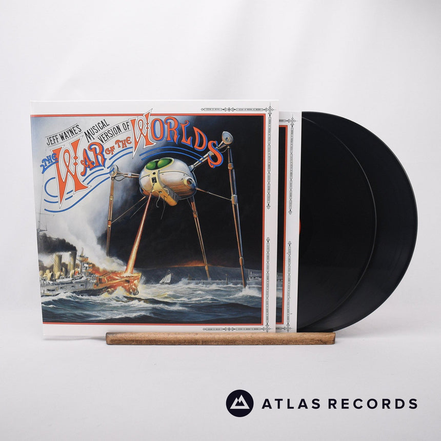 Jeff Wayne Jeff Wayne's Musical Version Of The War Of The Worlds 2 x LP Vinyl Record - Front Cover & Record