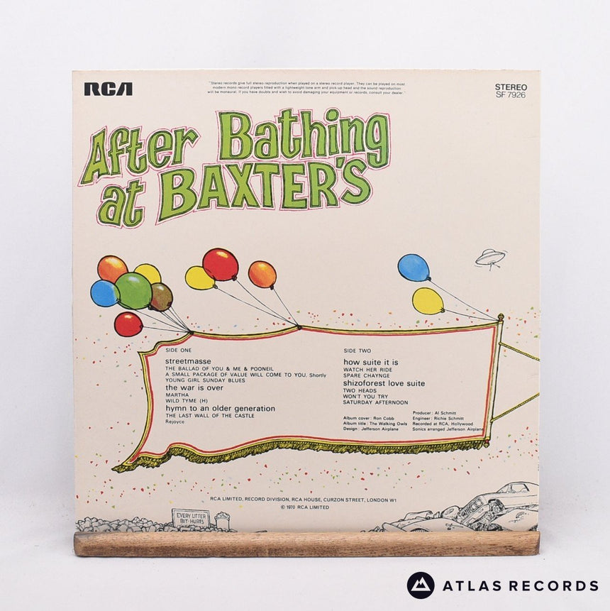 Jefferson Airplane - After Bathing At Baxter's - LP Vinyl Record - VG+/EX