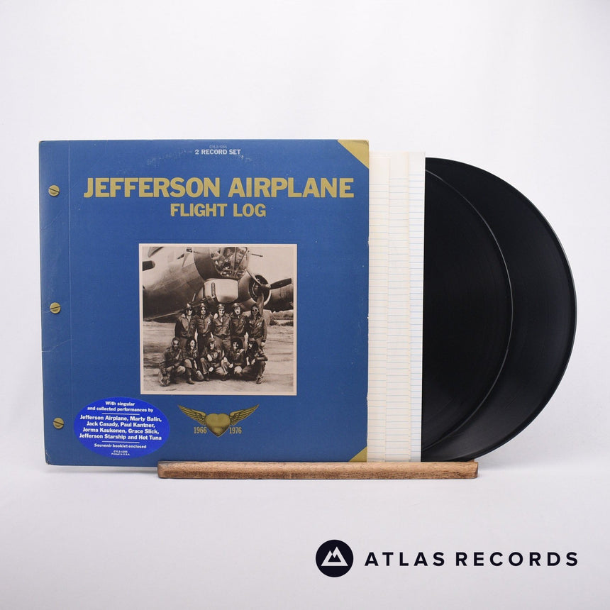Jefferson Airplane Flight Log 2 x LP Vinyl Record - Front Cover & Record