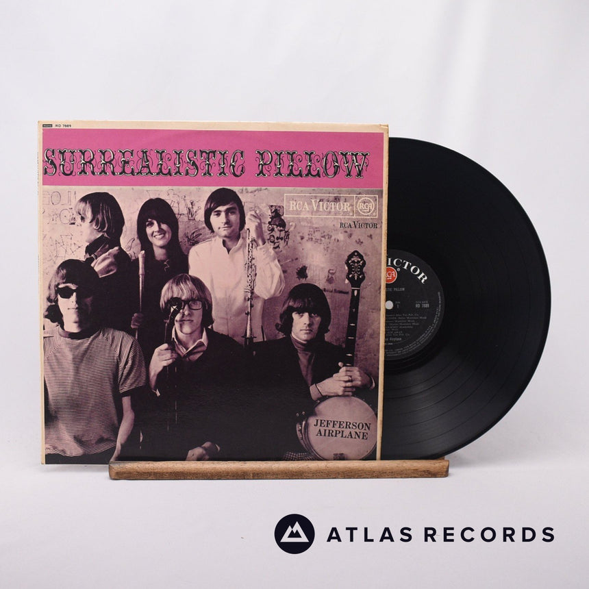 Jefferson Airplane Surrealistic Pillow LP Vinyl Record - Front Cover & Record