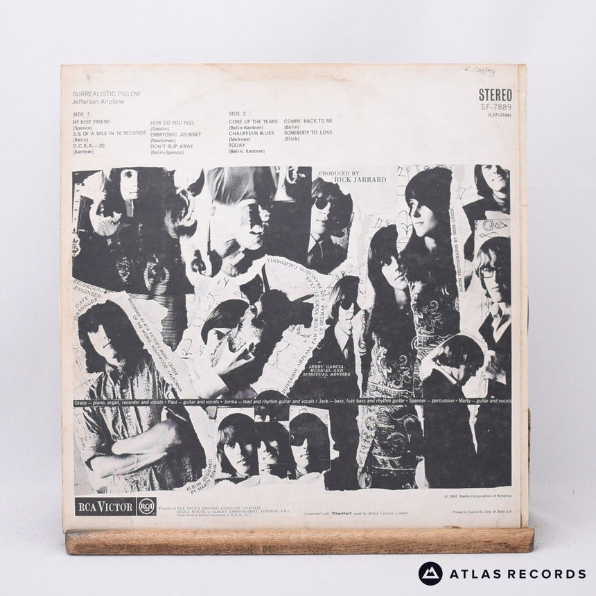 Jefferson Airplane - Surrealistic Pillow - -1K -1K LP Vinyl Record - VG/VG+