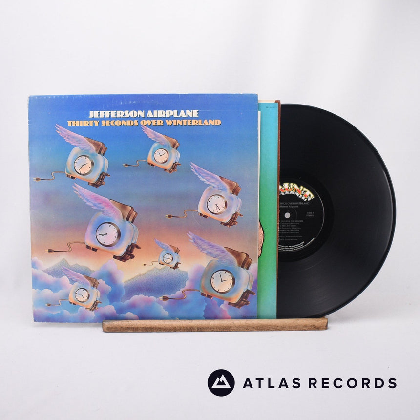 Jefferson Airplane Thirty Seconds Over Winterland LP Vinyl Record - Front Cover & Record