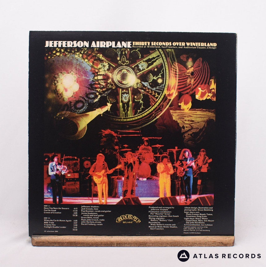 Jefferson Airplane - Thirty Seconds Over Winterland - LP Vinyl Record - EX/EX
