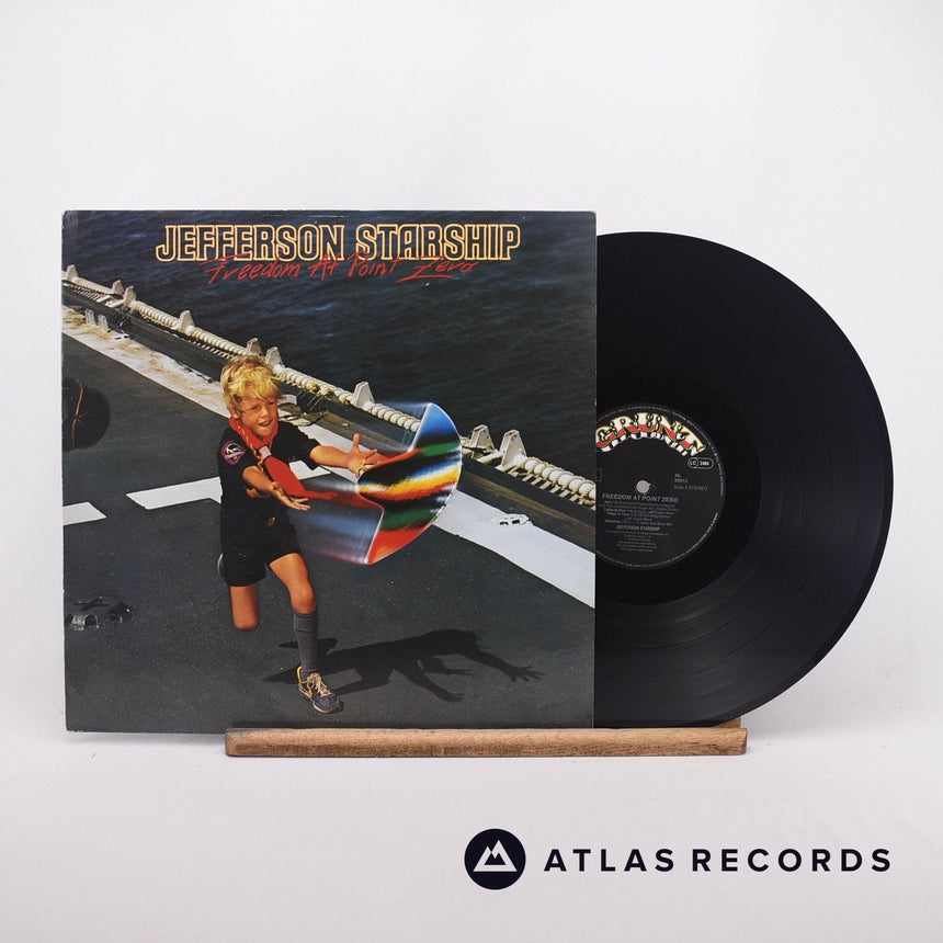 Jefferson Starship Freedom At Point Zero LP Vinyl Record - Front Cover & Record