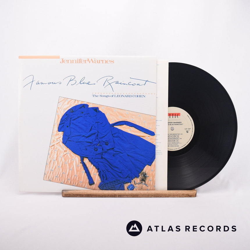 Jennifer Warnes Famous Blue Raincoat LP Vinyl Record - Front Cover & Record