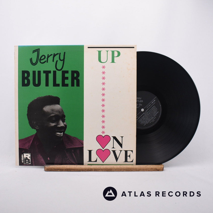 Jerry Butler Up On Love LP Vinyl Record - Front Cover & Record