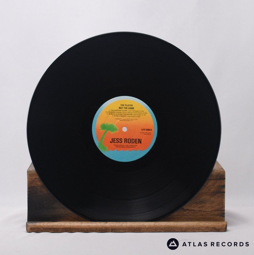 Jess Roden - The Player Not The Game - Lyric Sheet LP Vinyl Record - VG+/EX