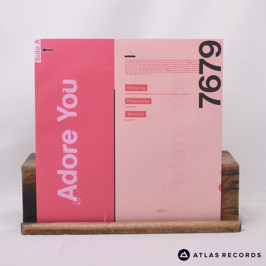 Jessie Ware - Adore You / Overtime - White 10" Vinyl Record - NM/NM