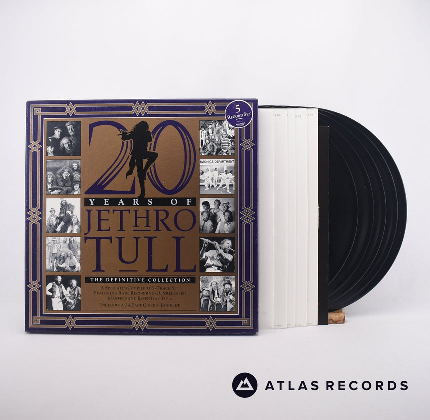 Jethro Tull 20 Years Of Jethro Tull - The Definitive Collection 5 x LP Vinyl Record - Front Cover & Record