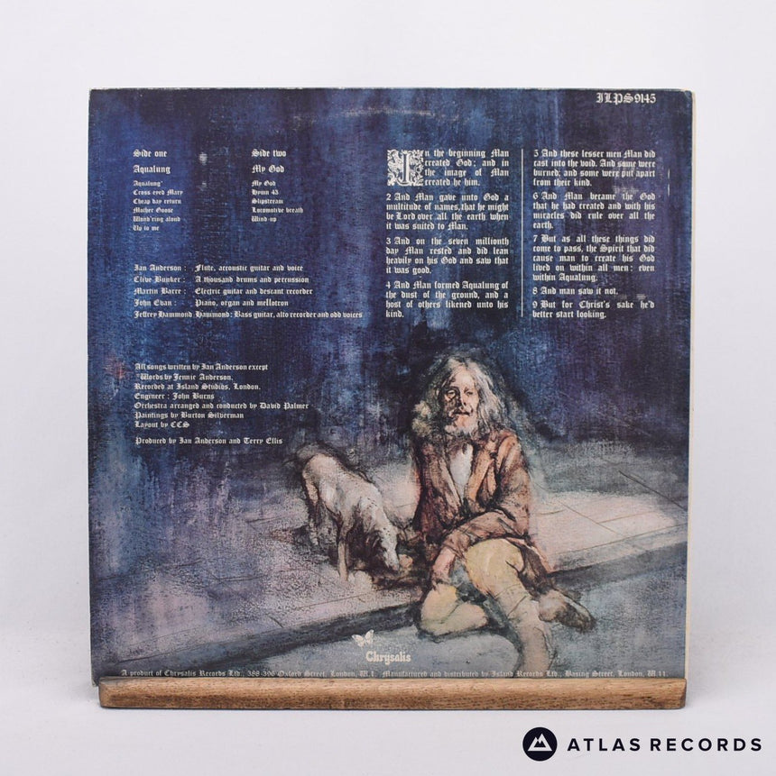 Jethro Tull - Aqualung - Repress A-1 B-3 LP Vinyl Record - EX/VG+