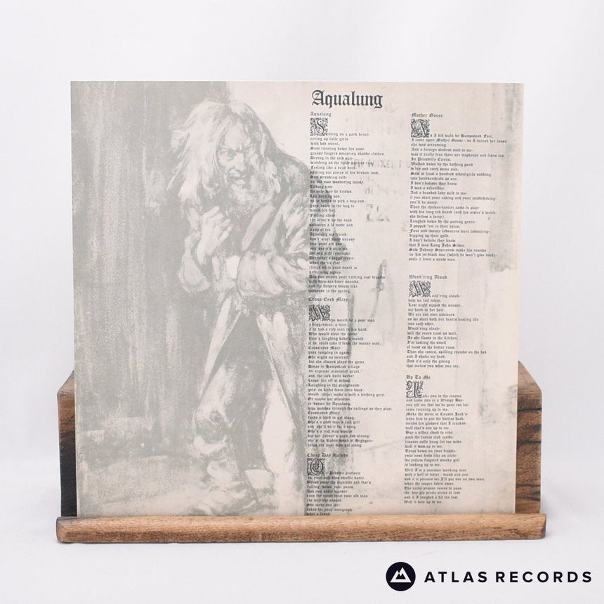 Jethro Tull - Aqualung - Lyric Sheet Textured Sleeve LP Vinyl Record - VG+/VG+