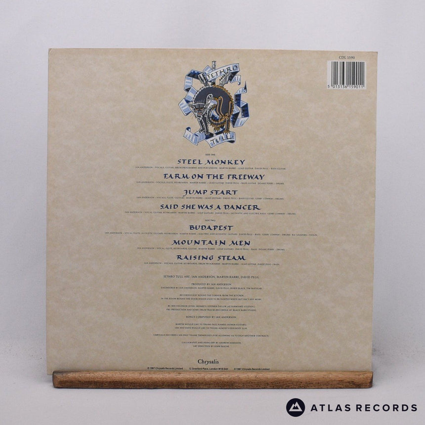 Jethro Tull - Crest Of A Knave - Textured Sleeve LP Vinyl Record - EX/EX