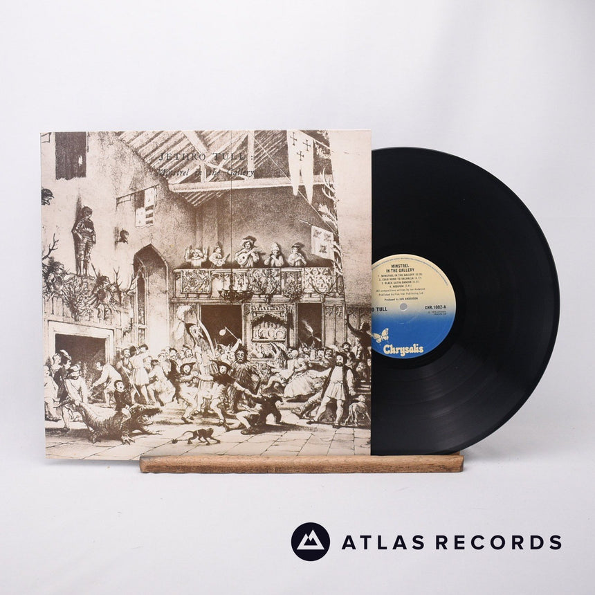 Jethro Tull Minstrel In The Gallery LP Vinyl Record - Front Cover & Record