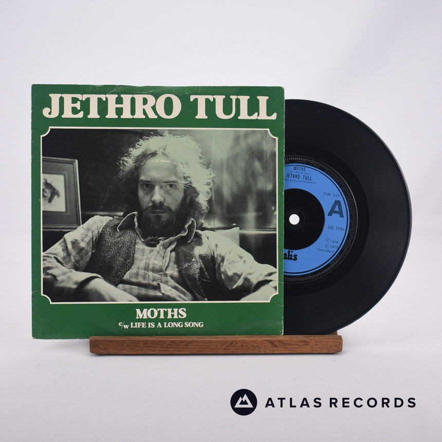 Jethro Tull Moths 7" Vinyl Record - Front Cover & Record