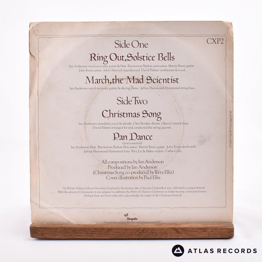 Jethro Tull - Ring Out, Solstice Bells - 7" EP Vinyl Record - VG+/VG+