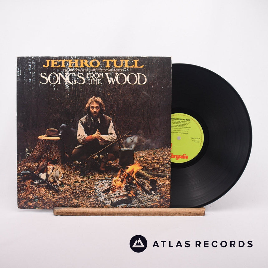 Jethro Tull Songs From The Wood LP Vinyl Record - Front Cover & Record