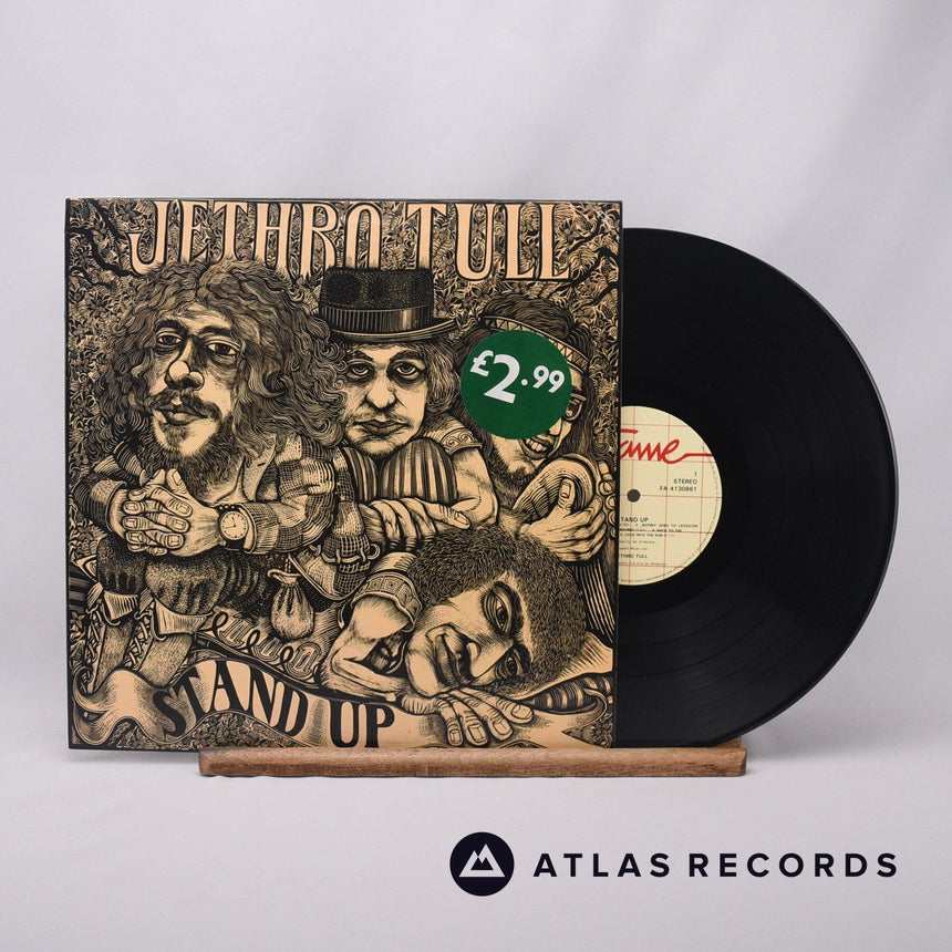 Jethro Tull Stand Up LP Vinyl Record - Front Cover & Record