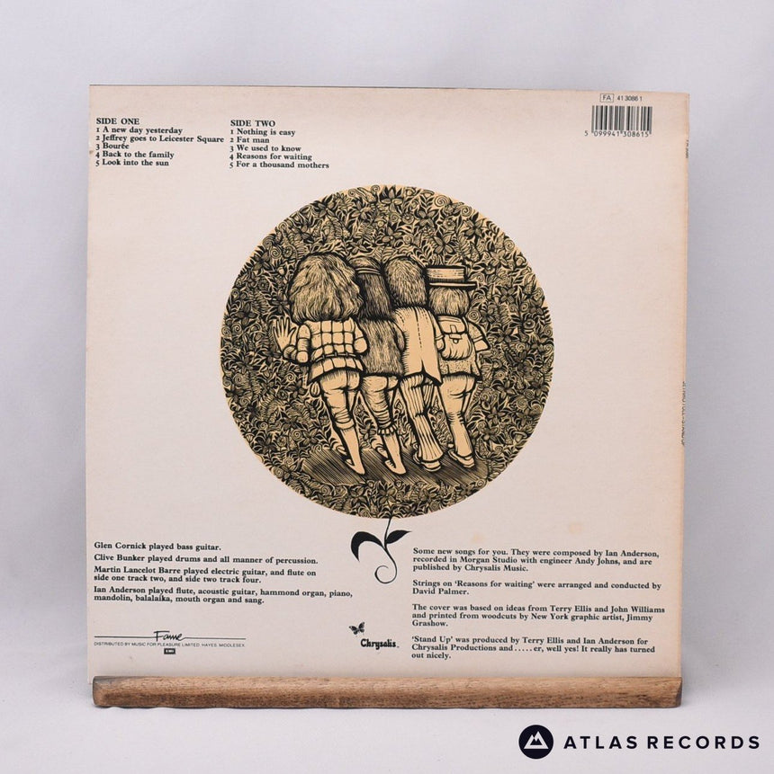 Jethro Tull - Stand Up - Reissue LP Vinyl Record - EX/EX