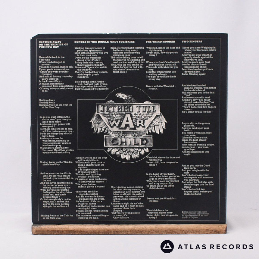 Jethro Tull - War Child - A-3 B-1 LP Vinyl Record - VG+/VG+