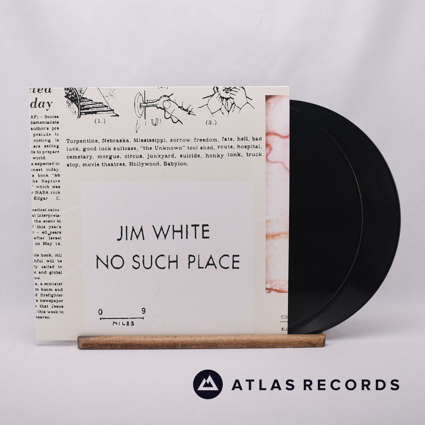 Jim White No Such Place Double LP Vinyl Record - Front Cover & Record