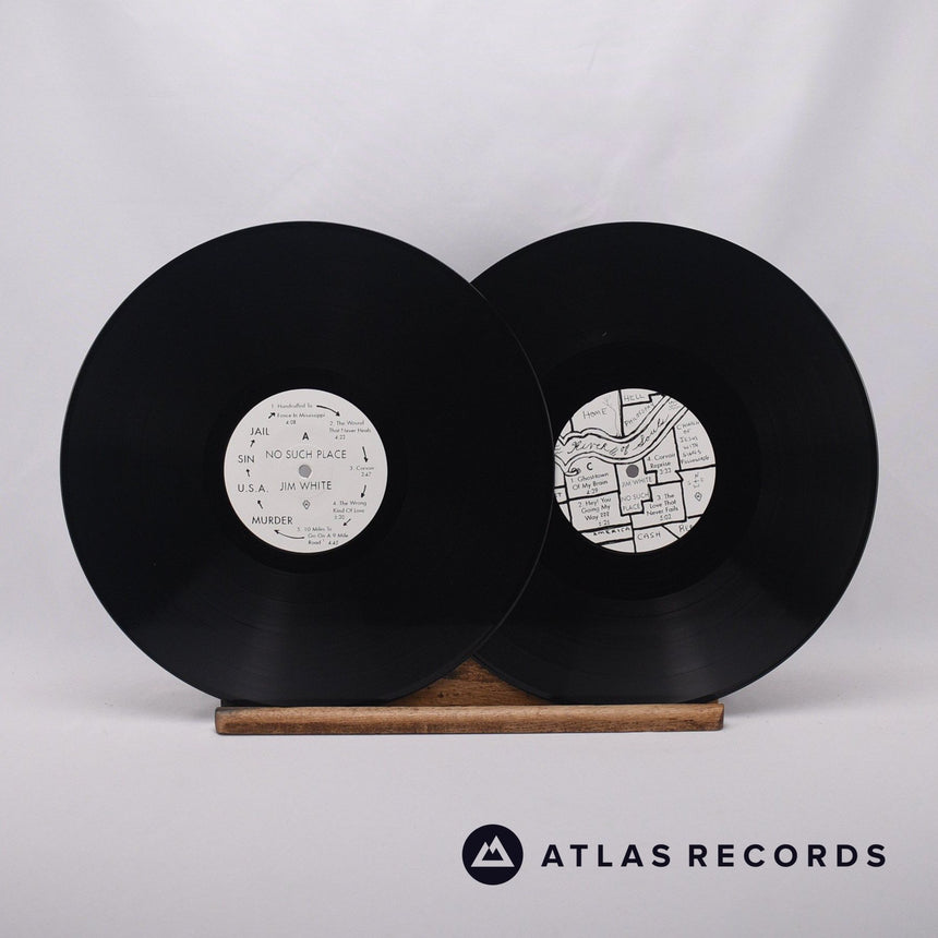 Jim White - No Such Place - Etched Gatefold A B C Double LP Vinyl Record - EX/NM