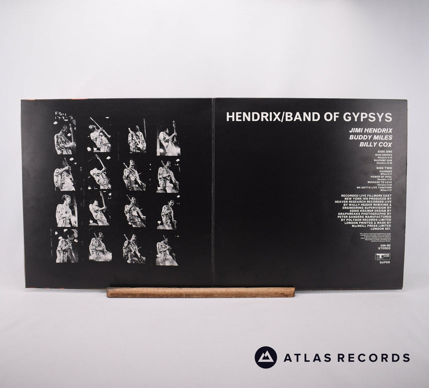 Jimi Hendrix - Band Of Gypsys - Reissue Gatefold A▽1 B=1 LP Vinyl Record - EX/EX