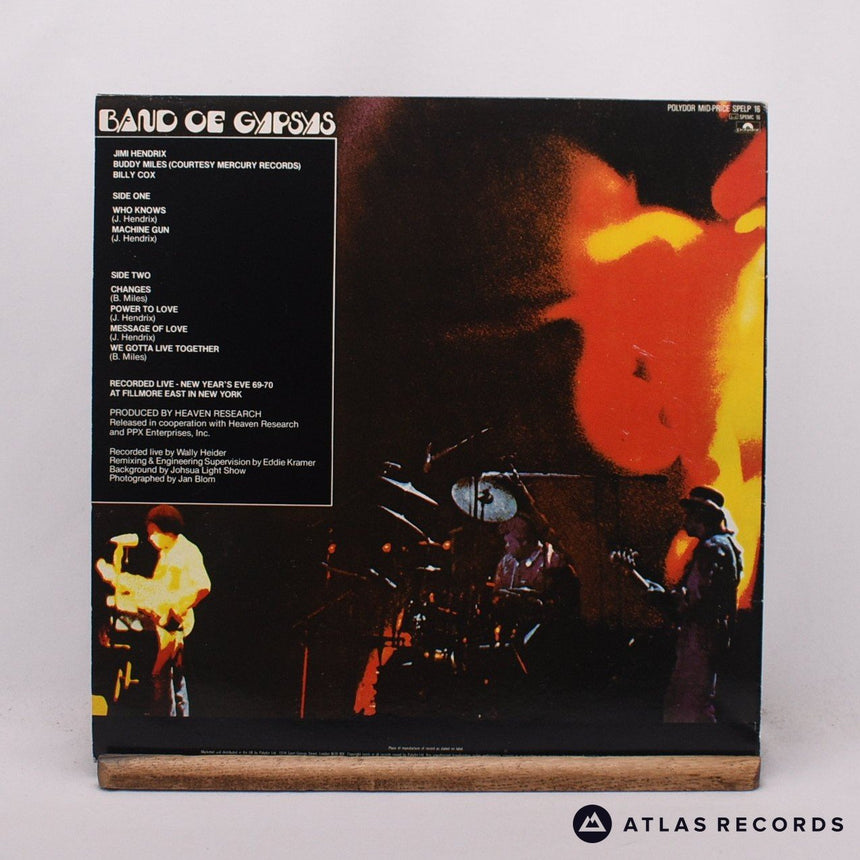 Jimi Hendrix - Band Of Gypsys - Reissue LP Vinyl Record - EX/EX