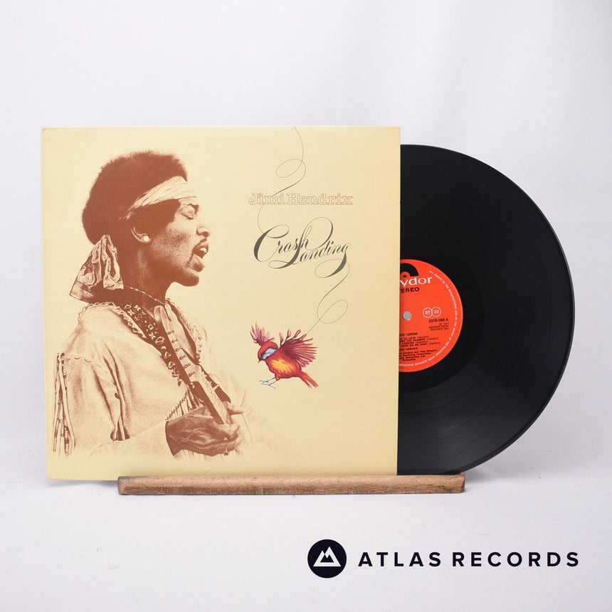 Jimi Hendrix Crash Landing LP Vinyl Record - Front Cover & Record